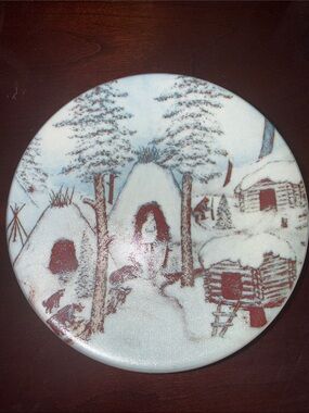 Vintage Arabia Finland Small Plate 1981 Andreas Alariesto